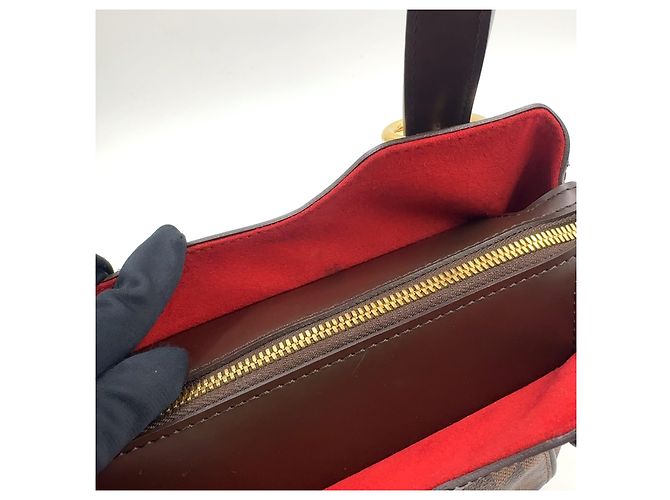 Borsa Louis Vuitton Sistina PM Damier Marrone - vista 10