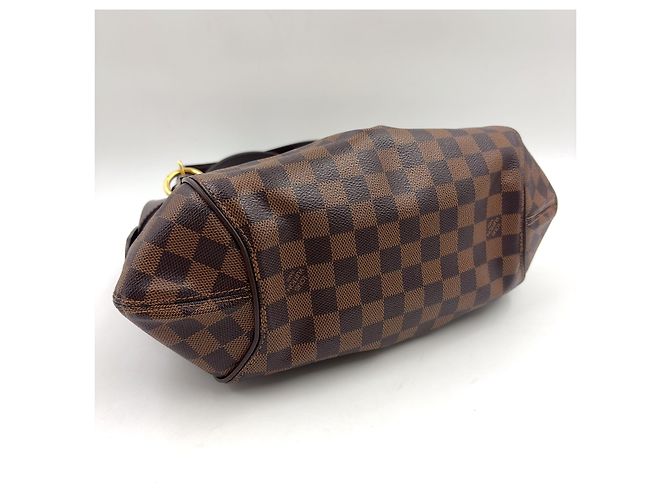Borsa Louis Vuitton Sistina PM Damier Marrone - vista 5
