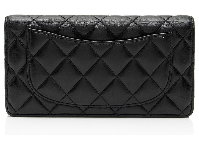 Gabrielle Portafoglio CC Yen in agnello Chanel Nero - vista 2