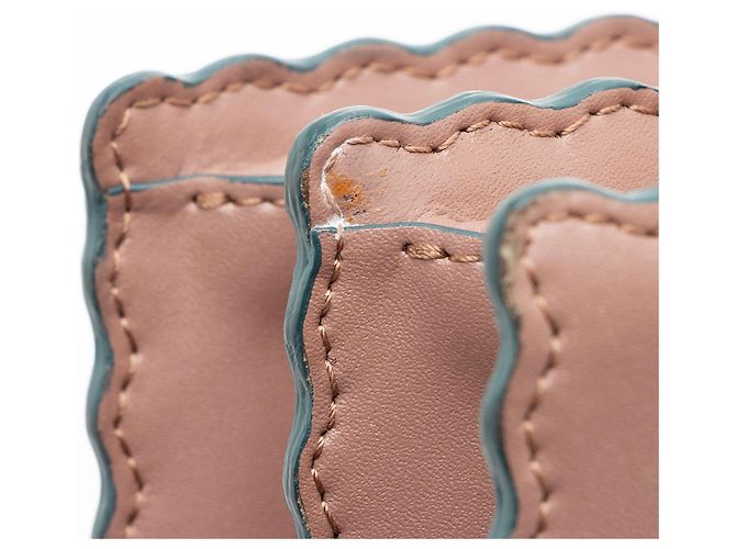 Borsa a tracolla Fendi Kan I Mini in pelle di vitello Rosa - vista 10