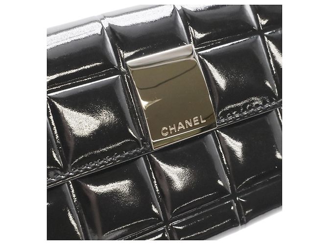 Monedero de charol Chanel Negro - vista 4