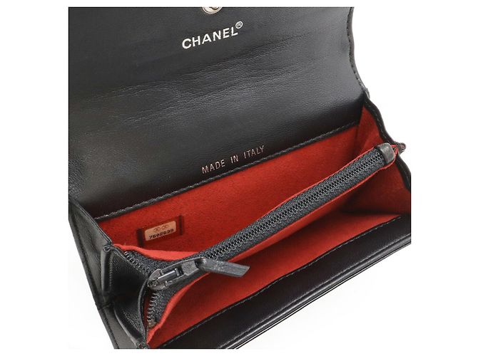 Monedero de charol Chanel Negro - vista 5