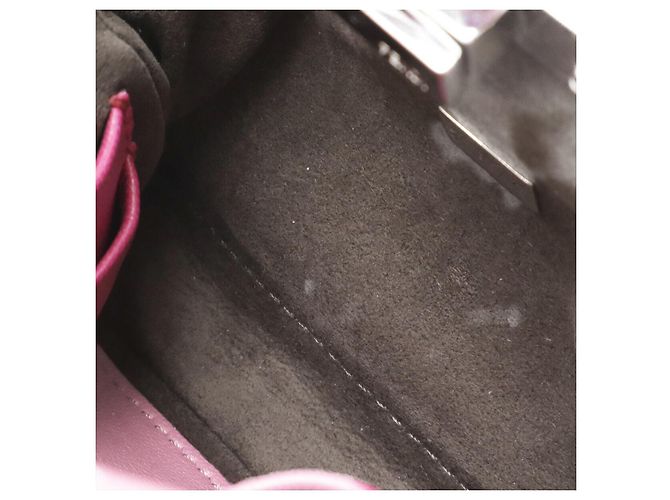 Fendi Micro Peekaboo Lederhandtasche Lila - Ansicht 7