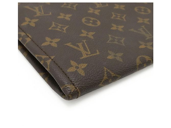 Monogram Poche Document Clutch Louis Vuitton Braun - Ansicht 3