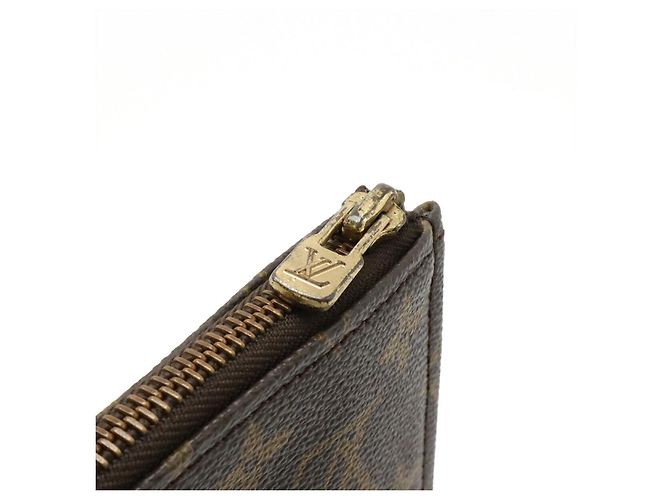 Monogram Poche Document Clutch Louis Vuitton Braun - Ansicht 4