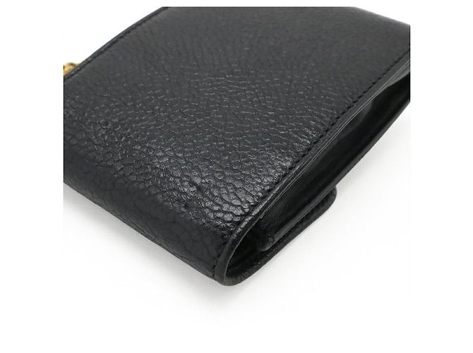 Mini Pouch Caviar Skin Lip Case Chanel Nero - vista 3