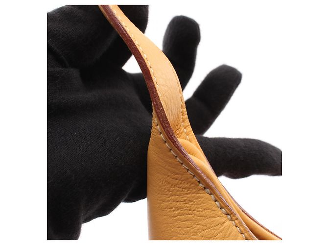 Hermès Borsa a tracolla in pelle Hermes Trim 35 Giallo - vista 2