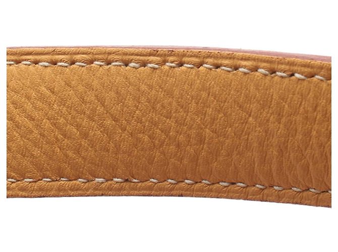 Hermès Borsa a tracolla in pelle Hermes Trim 35 Giallo - vista 4