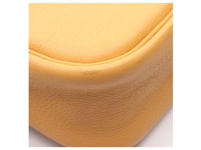 Hermès Borsa a tracolla in pelle Hermes Trim 35 Giallo - vista 8