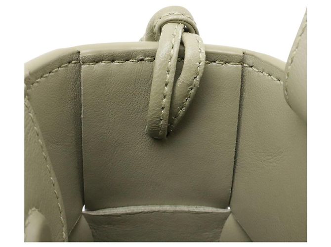 Borsa a tracolla Bottega Veneta Leather Cassette Maxi Intrecciato Verde - vista 7