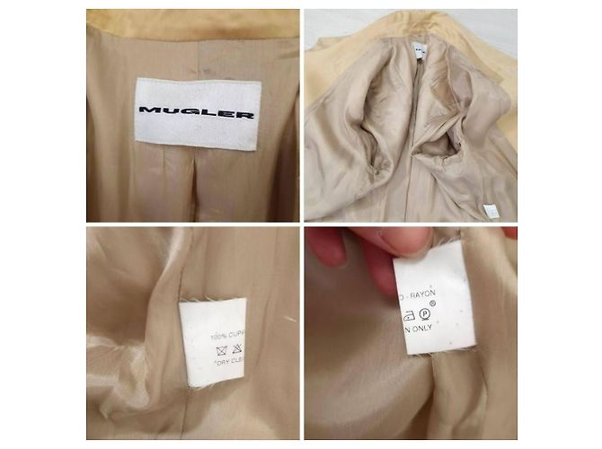 Thierry Mugler Mugler Giacca Sahariana Maniche Corte Beige - vista 10