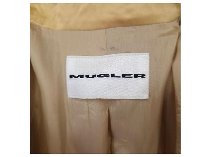 Thierry Mugler Mugler Giacca Sahariana Maniche Corte Beige - vista 3