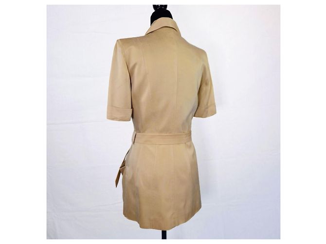 Thierry Mugler Mugler Giacca Sahariana Maniche Corte Beige - vista 5