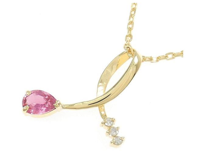 Autre Marque Collana in Topazio e Diamanti Au750 D'oro - vista 3