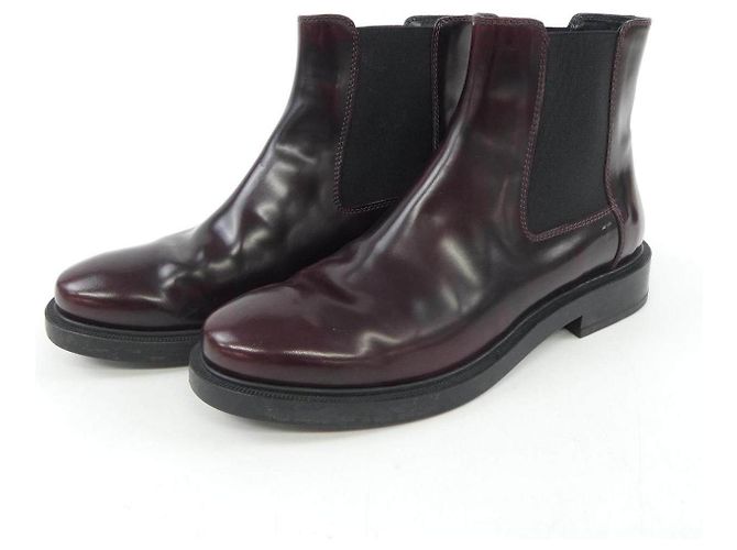 TOD'S Lederstiefel Rot - Ansicht 3