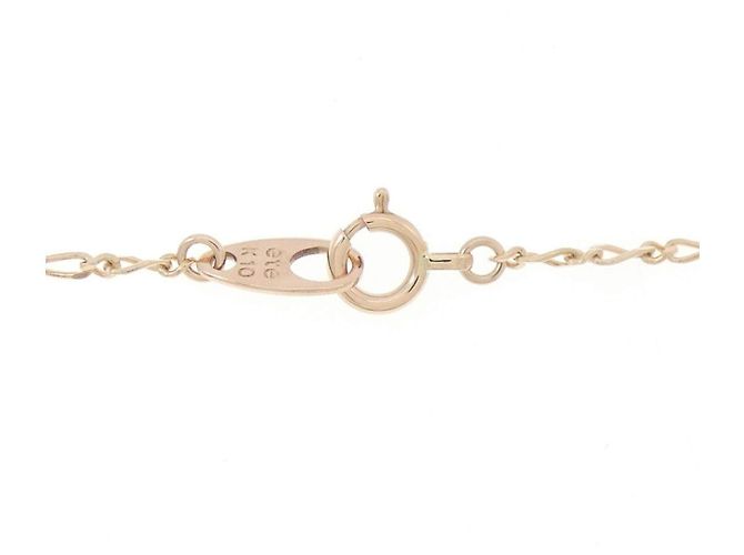 Autre Marque Collana in oro rosa K10 e zircone cubico - vista 5
