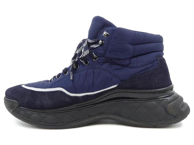 Chanel Sneaker Blau Marineblau - Ansicht 2
