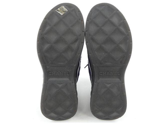 Chanel Sneaker Blau Marineblau - Ansicht 4