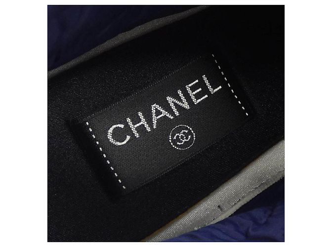 Chanel Sneaker Blau Marineblau - Ansicht 6