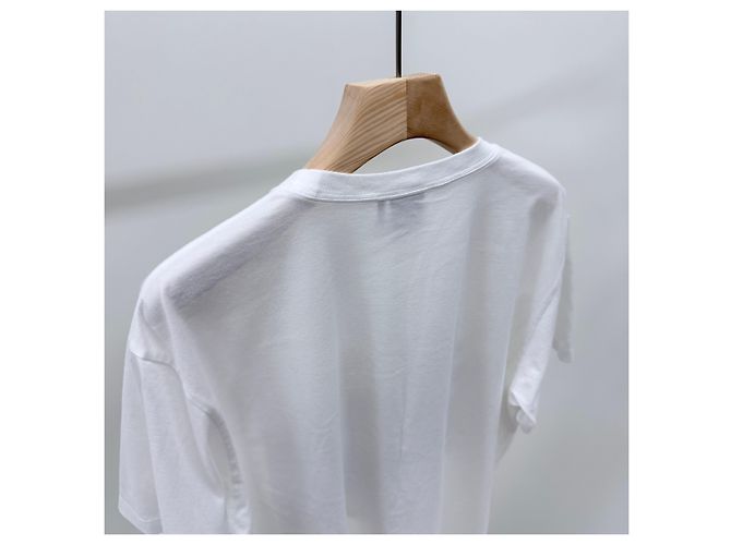 Dior T-Shirt mit Blazon-Print und kurzen Ärmeln Weiß - Ansicht 5