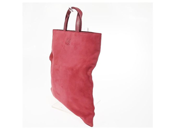Loewe Anagram Tote Suede Rot - Ansicht 2