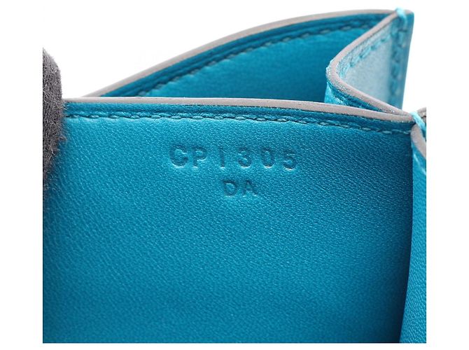 Hermès Borsa a tracolla Hermes Constance 3 Mini Blue Izmir - vista 4