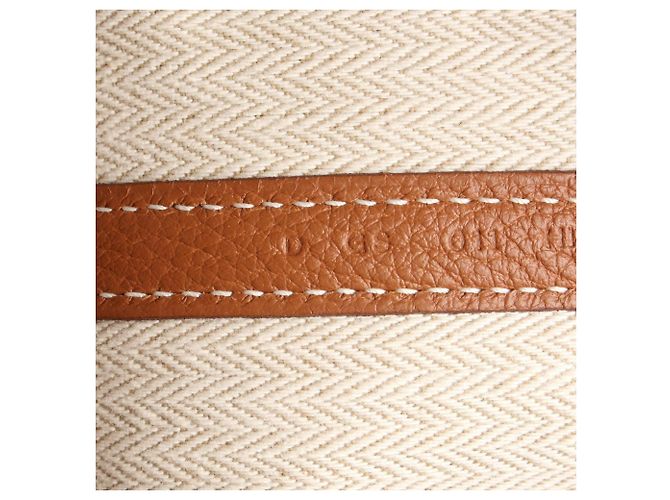 Hermès Borsa Tote Hermes Garden Party PM Marrone - vista 5