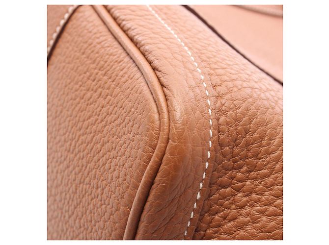 Hermès Borsa Tote Hermes Garden Party PM Marrone - vista 6