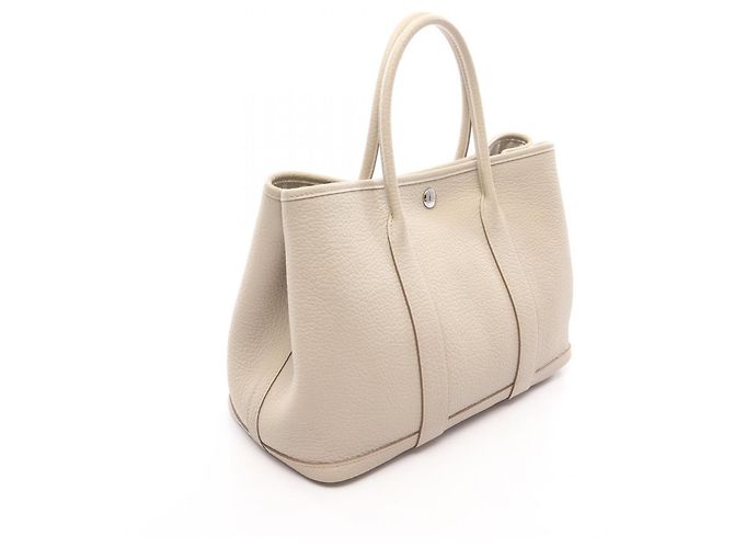 Hermès Borsa Tote Hermes Garden Party TPM Marrone - vista 2