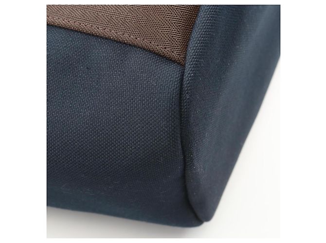 Hermès Hermes Sac de Pansage Groom Tote Bag Marrone Rosso Blu navy - vista 6