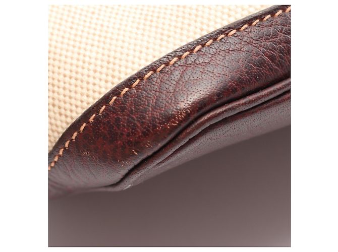 Hermès Borsa Tote Hermes Garden Party PM Marrone Beige Crudo - vista 6