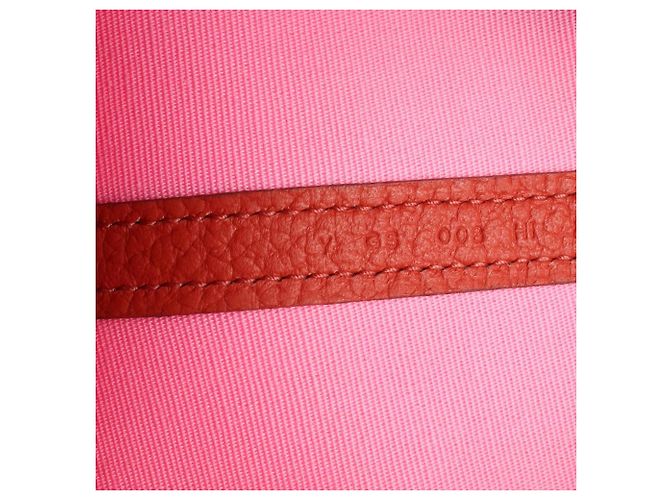 Hermès Borsa Tote 2-Way Hermes Garden File PM Rosa Rosso - vista 5