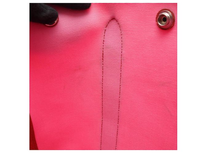 Hermès Borsa Tote 2-Way Hermes Garden File PM Rosa Rosso - vista 7