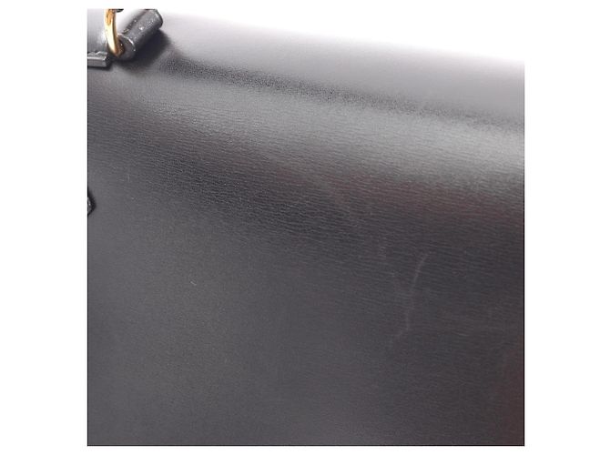 Hermès Borsa 2-Way Hermes Kelly 28 in pelle di vitello nera Nero - vista 13