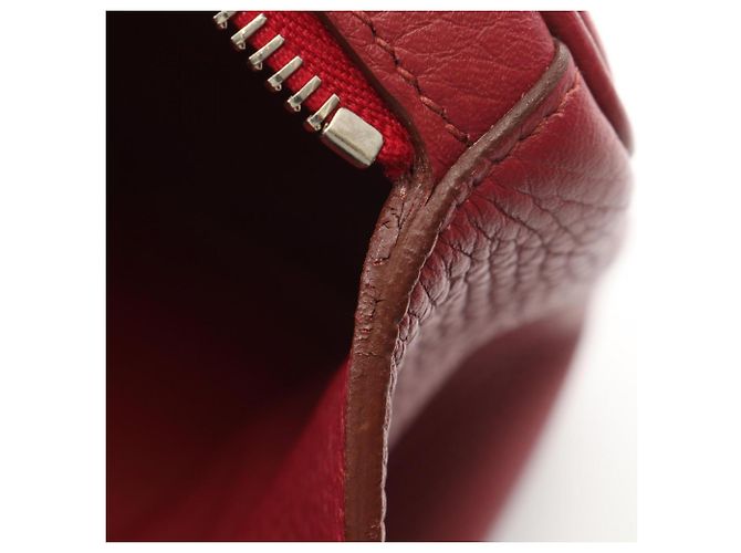Hermès Hermes Lindy 30 Shoulder Bag Dark red - view 10