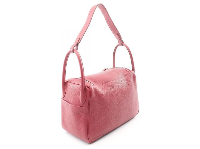 Hermès Hermes Lindy 30 Shoulder Bag Dark red - view 2