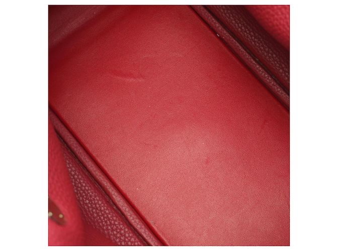 Hermès Hermes Lindy 30 Shoulder Bag Dark red - view 6