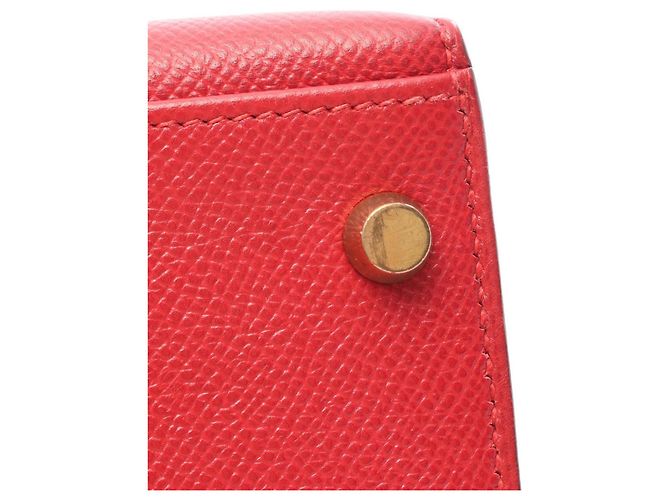 Hermès Borsa Hermes Kelly 28 Rouge Vif Rosso - vista 11