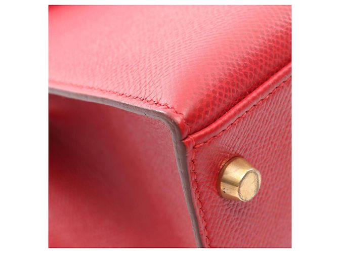 Hermès Borsa Hermes Kelly 28 Rouge Vif Rosso - vista 12