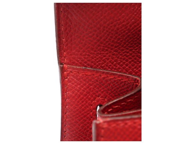 Hermès Borsa Hermes Kelly 28 Rouge Vif Rosso - vista 13