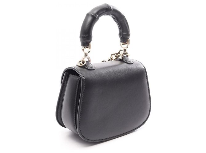 Borsa a 2 vie in pelle Gucci Nero - vista 2