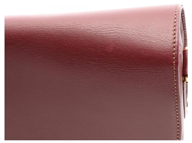 Borsa a tracolla in pelle bordeaux Cartier Must Line Bordò - vista 7