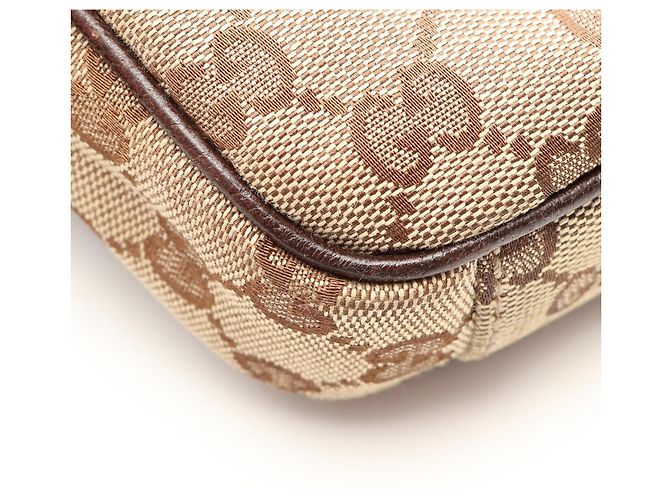 Borsa a tracolla Gucci GG Canvas Marrone Beige - vista 5