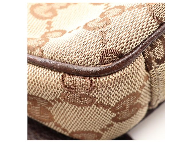 Borsa a tracolla Gucci GG Canvas Marrone Beige - vista 6