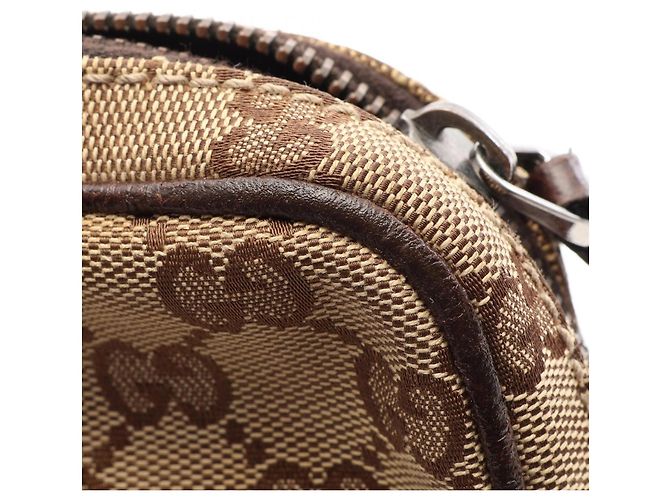 Borsa a tracolla Gucci GG Canvas Marrone Beige - vista 7