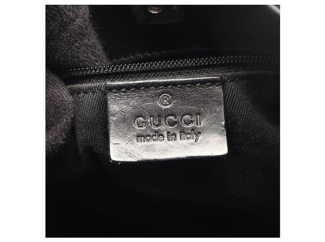 Borsa Gucci GG Canvas Nera Nero - vista 4