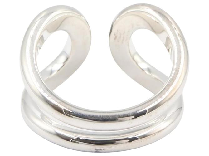 Ring Hermès Anello Lima Band Hermes Argento - vista 3