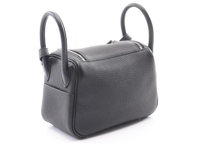 Hermès Borsa a tracolla Hermes Lindy Mini Nero - vista 2
