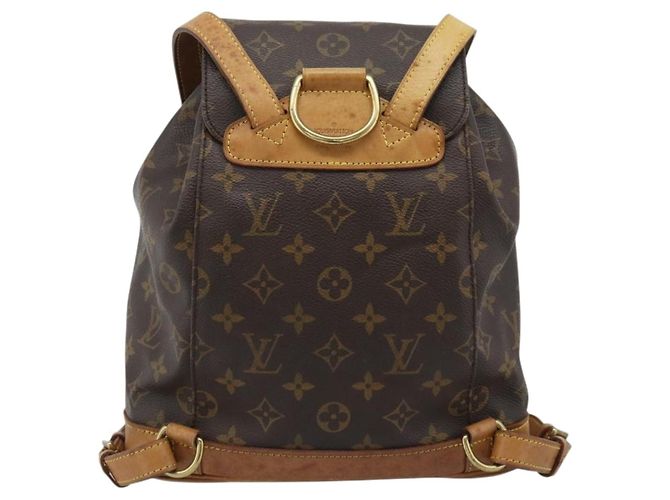Louis Vuitton Montsouris Monogram MM Marrone - vista 2