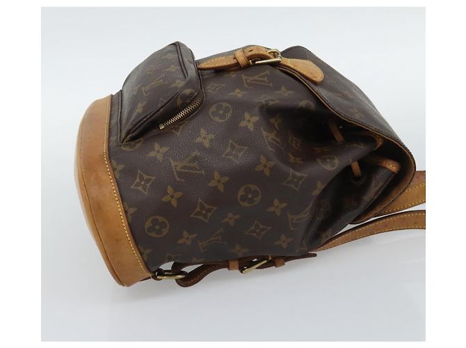 Louis Vuitton Montsouris Monogram MM Marrone - vista 4